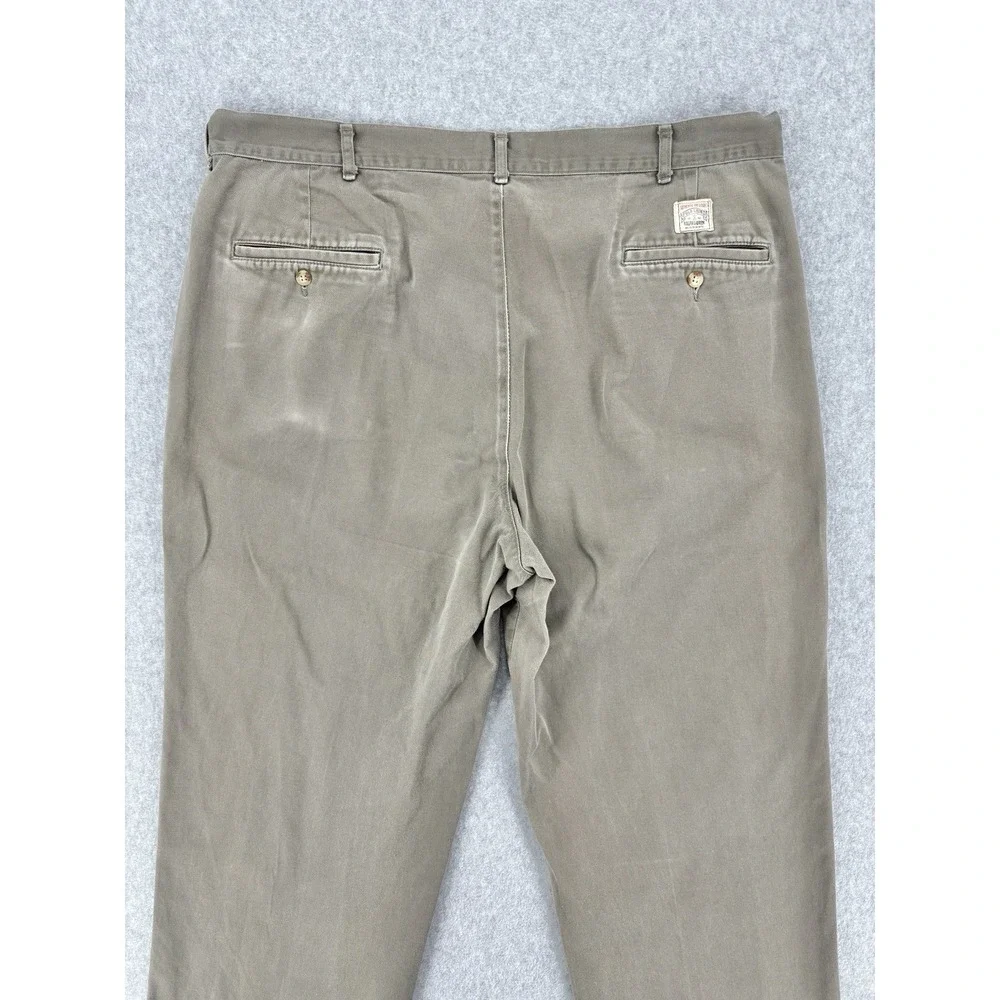 Vintage Polo Ralph Lauren USA Polo Chino Pleated Khaki Pants Men's 38x32